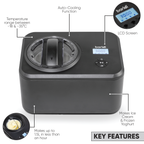 Automatic Churning Ice Cream Machine 1.5L - Black DH240