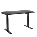 Dellonda Dual Motor Carbon Fibre Effect Electric Height-Adjustable Standing Desk DH241