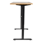 Single Motor Ultra-Quiet Adjustable-Height Electric Sit/Stand Desk - Oak Desktop DH242