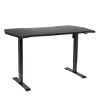 Single Motor Ultra-Quiet Adjustable-Height Electric Sit/Stand Desk - Carbon Fibre Effect Desktop DH243