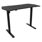 Single Motor Ultra-Quiet Adjustable-Height Electric Sit/Stand Desk - Carbon Fibre Effect Desktop DH243