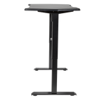 Single Motor Ultra-Quiet Adjustable-Height Electric Sit/Stand Desk - Carbon Fibre Effect Desktop DH243