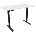 Dellonda Electric Ultra-Quiet Height-Adjustable Standing Desk with Memory Function - White DH244