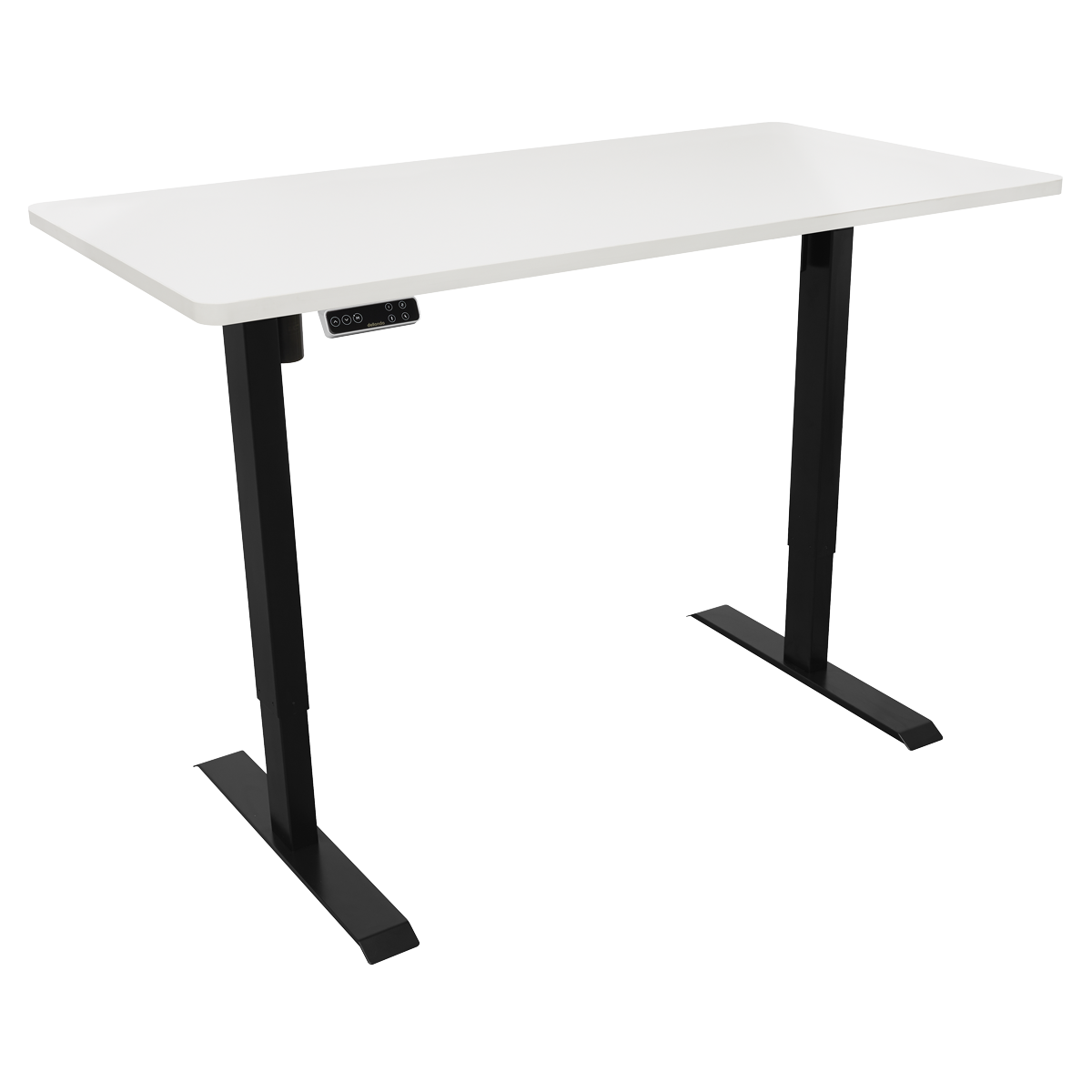 Dellonda Electric Ultra-Quiet Height-Adjustable Standing Desk with Memory Function - White DH244