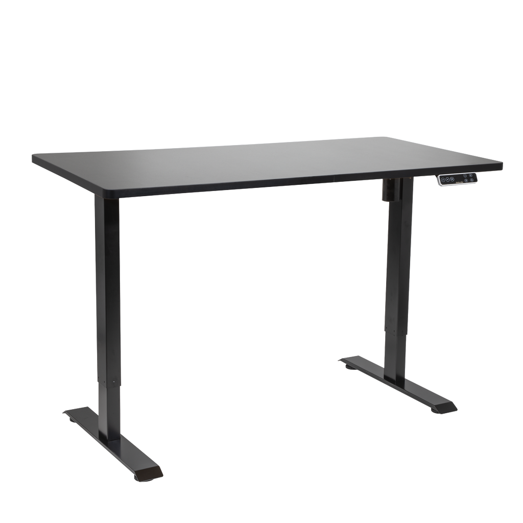 Dellonda Electric Ultra-Quiet Height-Adjustable Standing Desk with Memory Function - Black DH245