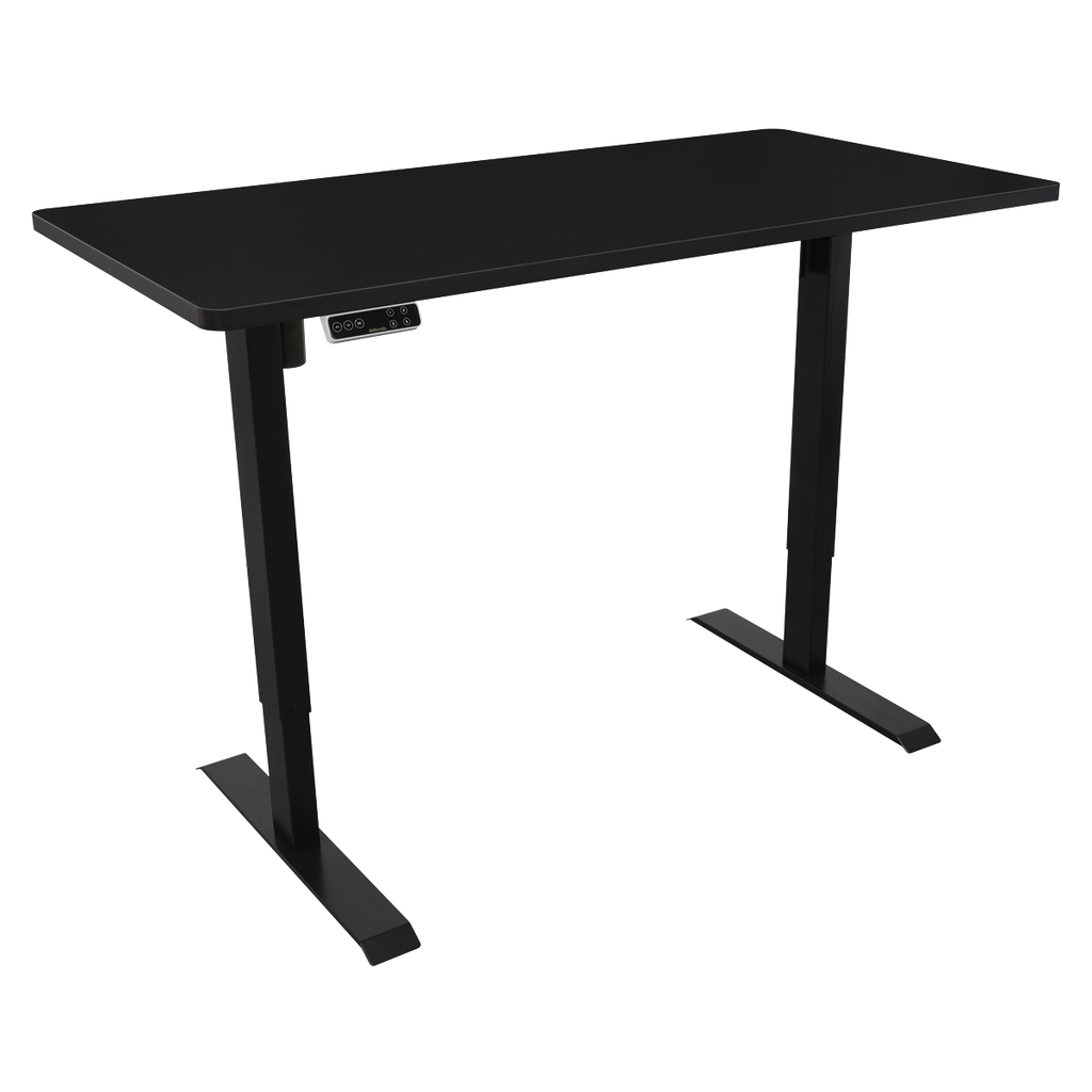 Dellonda Electric Ultra-Quiet Height-Adjustable Standing Desk with Memory Function - Black DH245