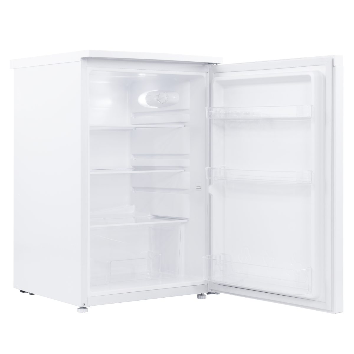 55cm Undercounter Larder Fridge, 130L Capacity - White DH246