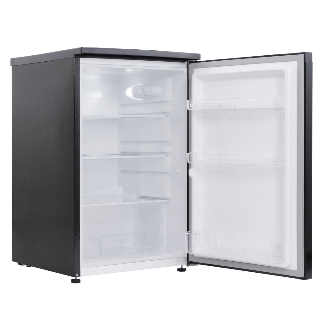 55cm Undercounter Larder Fridge, 130L Capacity - Black DH247