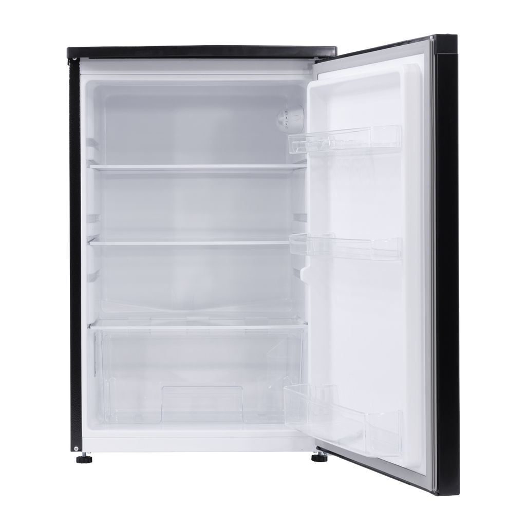 55cm Undercounter Larder Fridge, 130L Capacity - Black DH247