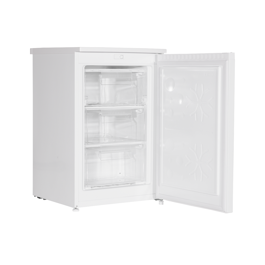 55cm Undercounter Freezer with Adjustable Thermostat 85L - White DH250
