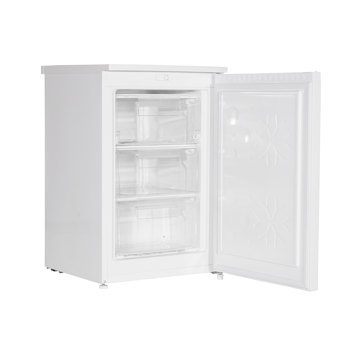 55cm Undercounter Freezer with Adjustable Thermostat 85L - White DH250