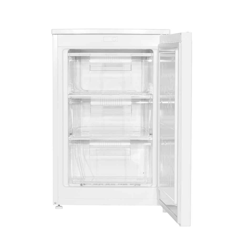 55cm Undercounter Freezer with Adjustable Thermostat 85L - White DH250