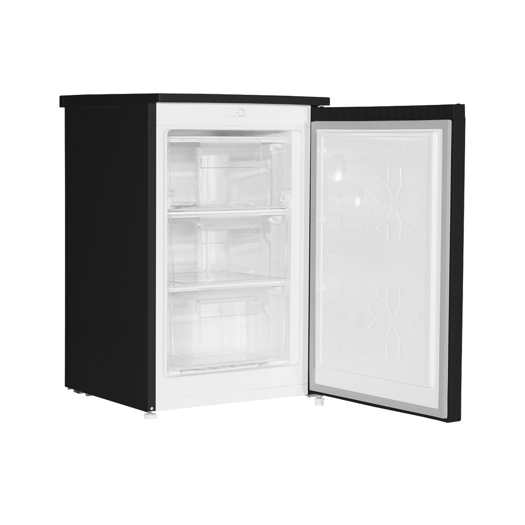 Baridi 55cm Undercounter Freezer with Adjustable Thermostat, 85L - Black DH251