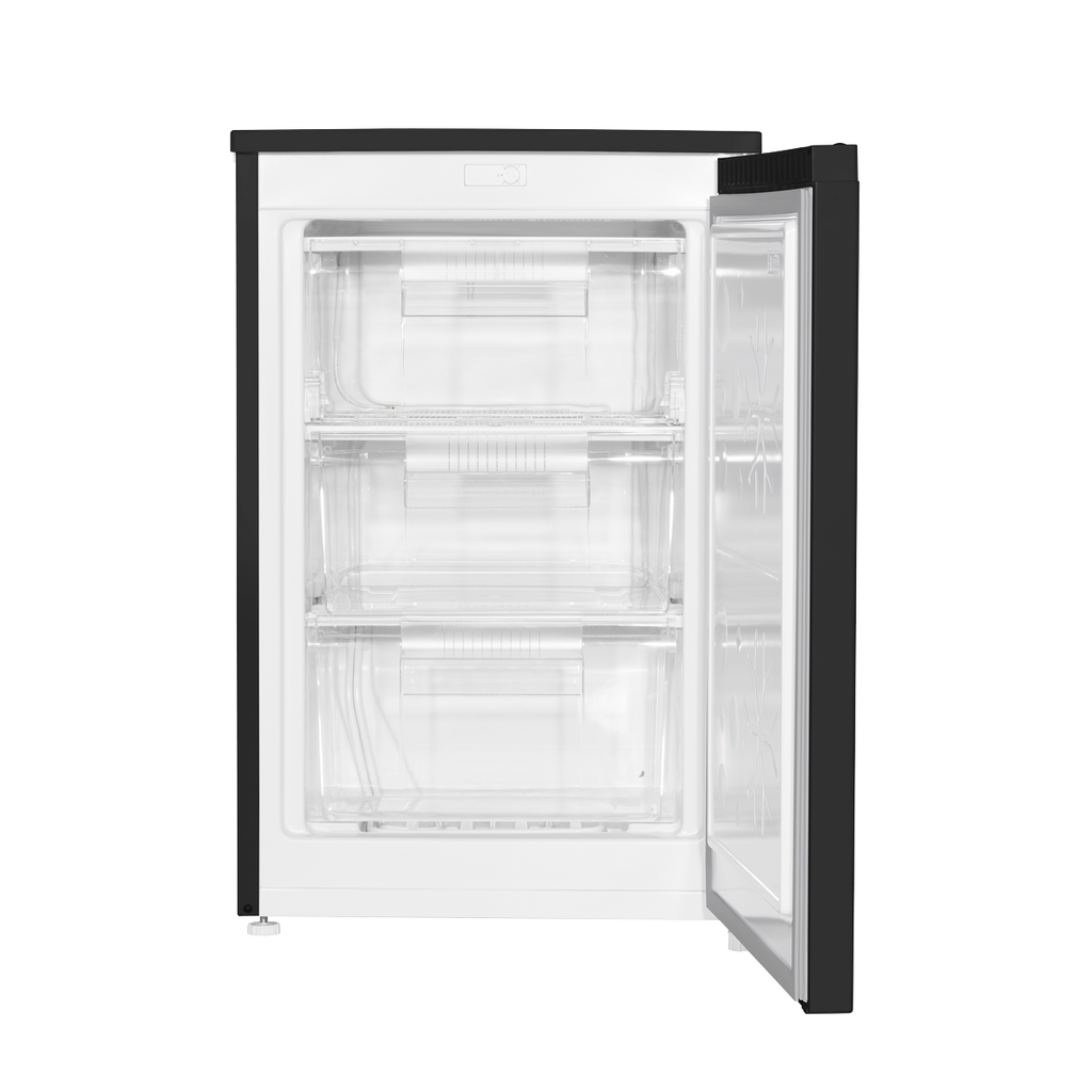 Baridi 55cm Undercounter Freezer with Adjustable Thermostat, 85L - Black DH251