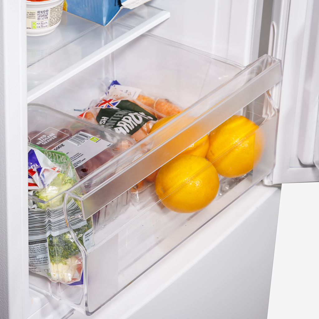 70/30 Low Frost Fridge Freezer 157L Capacity - White DH252