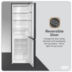 70/30 Low Frost Fridge Freezer 157L Capacity - Black DH253