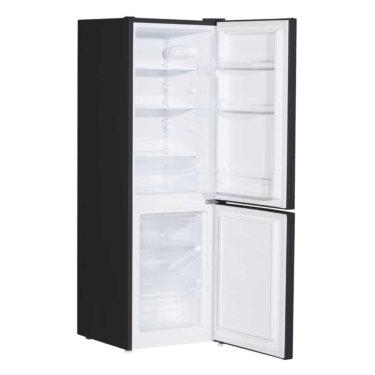 70/30 Low Frost Fridge Freezer 157L Capacity - Black DH253