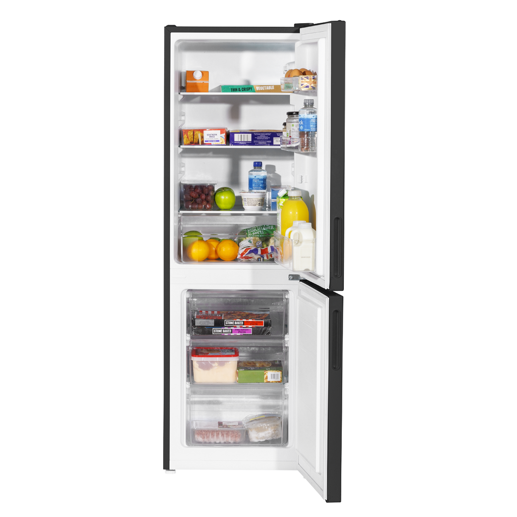 70/30 Low Frost Fridge Freezer 157L Capacity - Black DH253