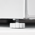 Baridi Tabletop Fridge with Ice Box, 46L Capacity, Adjustable Thermostat - White DH256