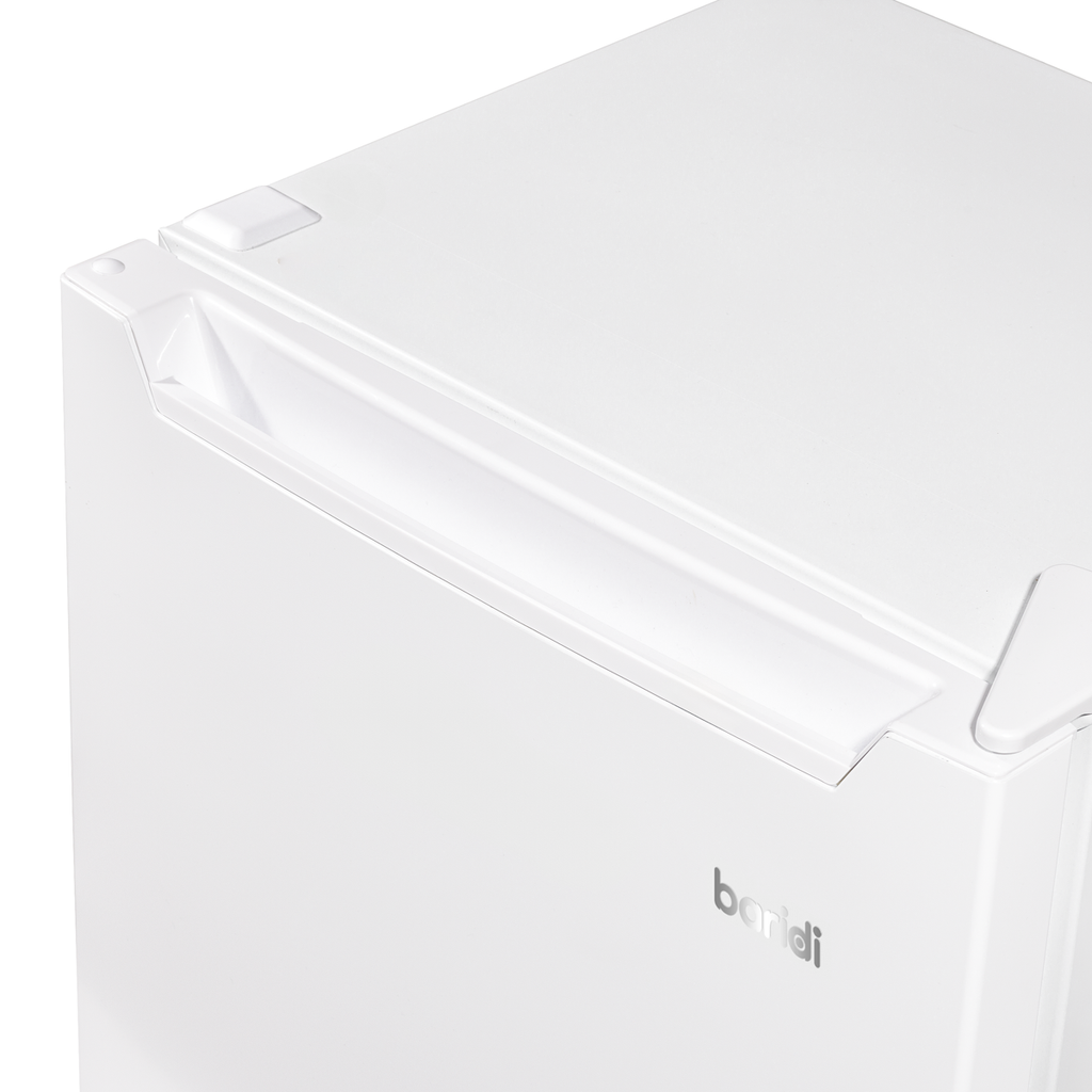 Baridi Tabletop Fridge with Ice Box, 46L Capacity, Adjustable Thermostat - White DH256