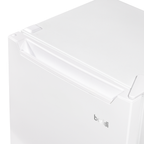 Baridi Tabletop Fridge with Ice Box, 46L Capacity, Adjustable Thermostat - White DH256