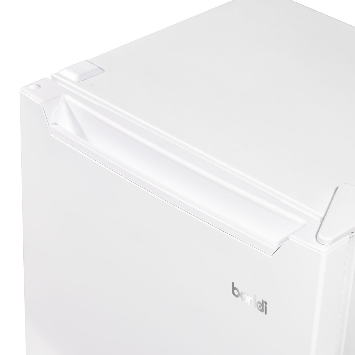 Baridi Tabletop Fridge with Ice Box, 46L Capacity, Adjustable Thermostat - White DH256