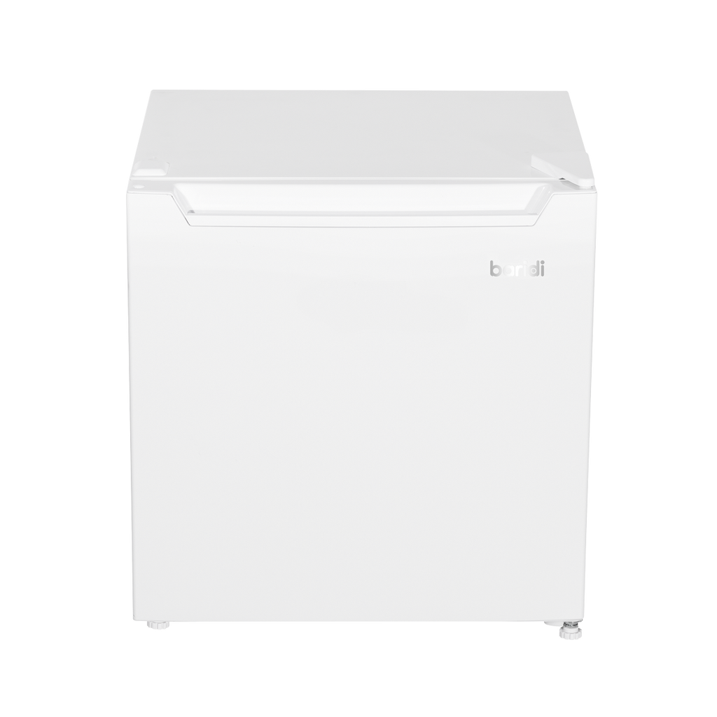 Baridi Tabletop Fridge with Ice Box, 46L Capacity, Adjustable Thermostat - White DH256