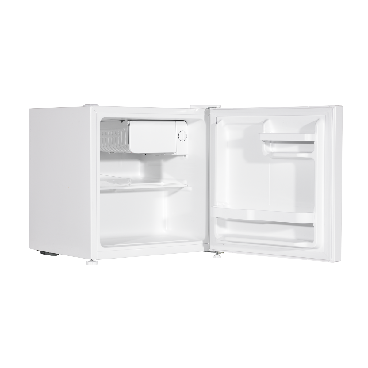 Baridi Tabletop Fridge with Ice Box, 46L Capacity, Adjustable Thermostat - White DH256