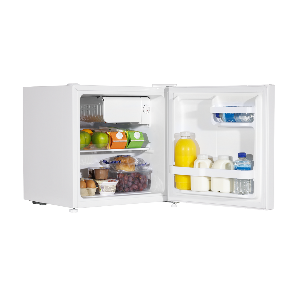 Baridi Tabletop Fridge with Ice Box, 46L Capacity, Adjustable Thermostat - White DH256
