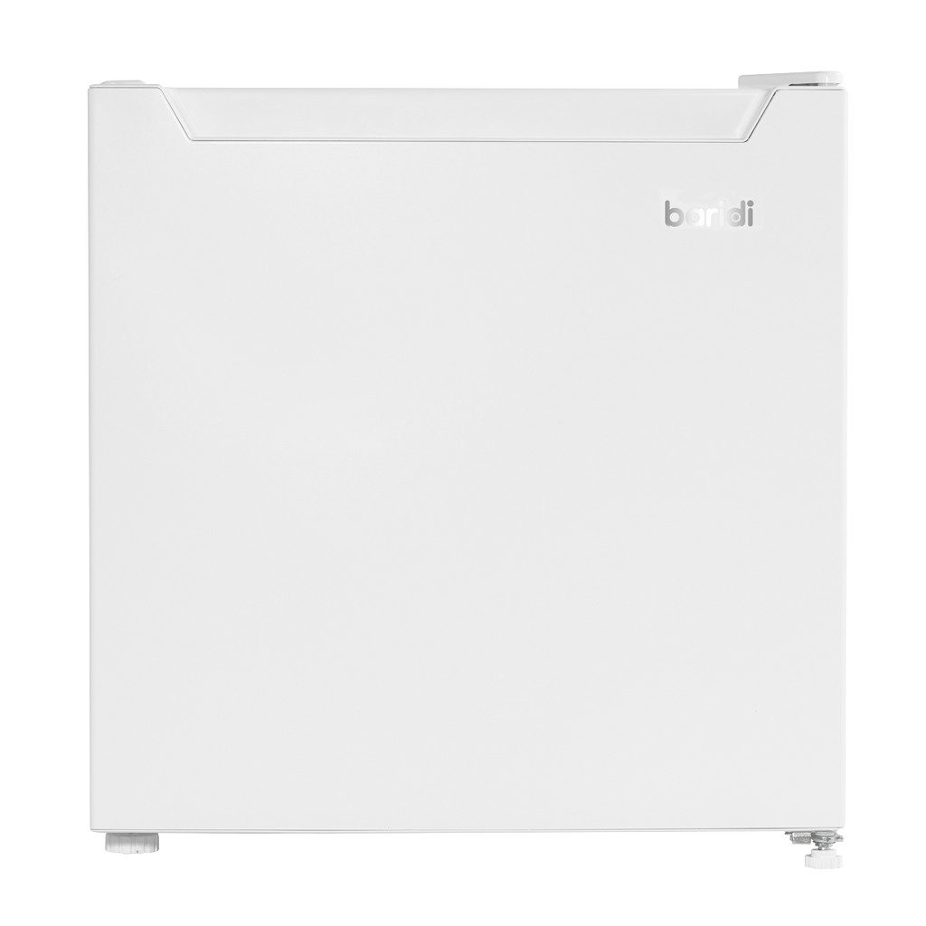Baridi Tabletop Fridge with Ice Box, 46L Capacity, Adjustable Thermostat - White DH256
