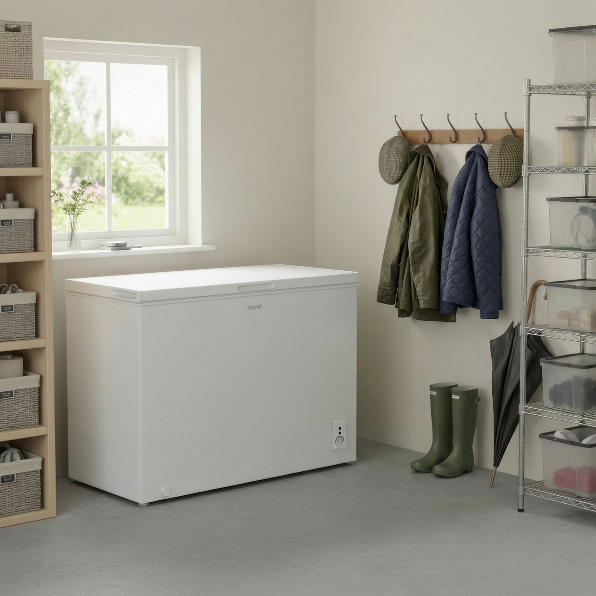 Freestanding Chest Freezer 254L Capacity - White DH258