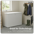Freestanding Chest Freezer 254L Capacity - White DH258