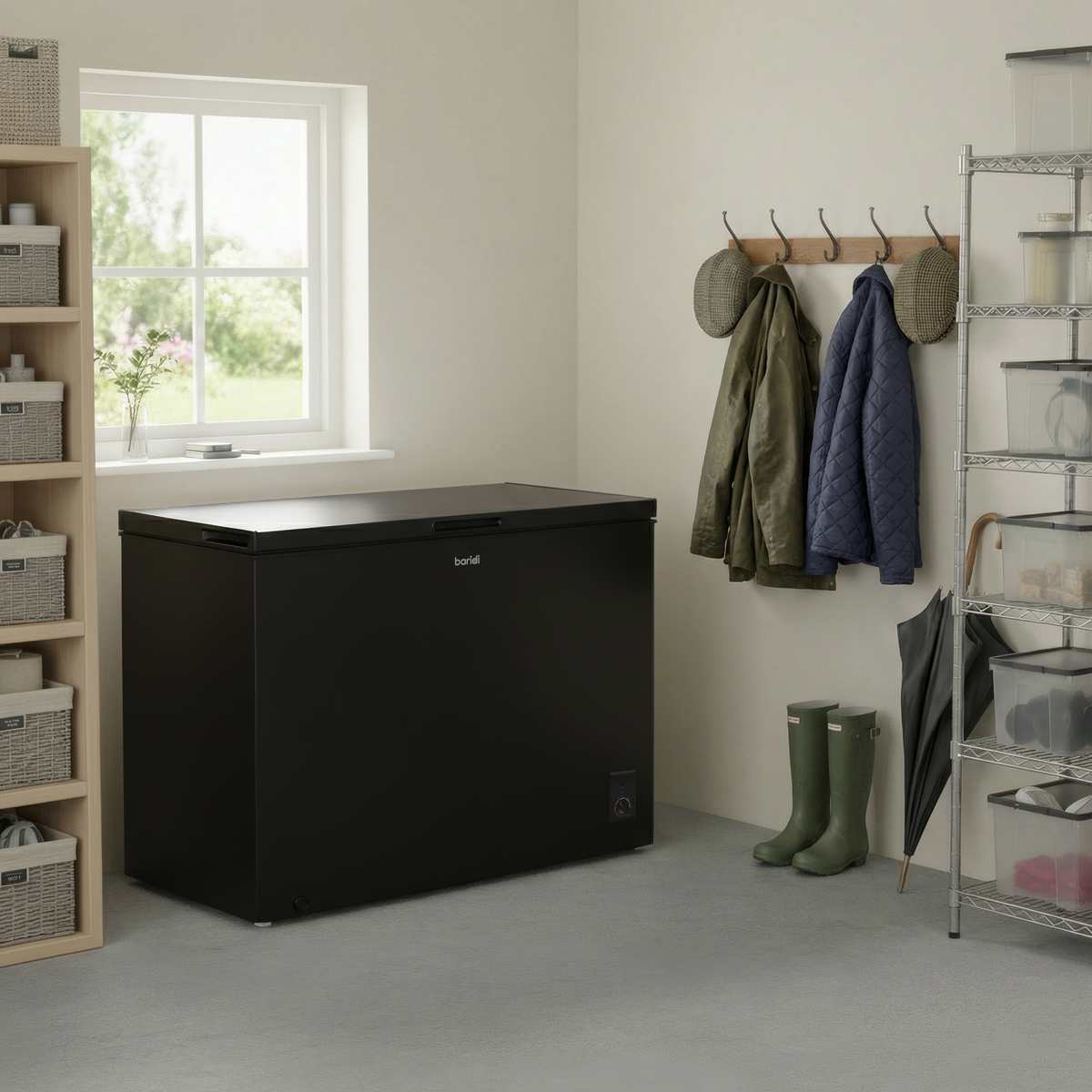 Freestanding Chest Freezer 254L Capacity - Black DH259