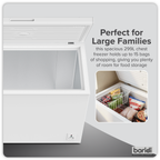 Freestanding Chest Freezer 299L Capacity - White DH260