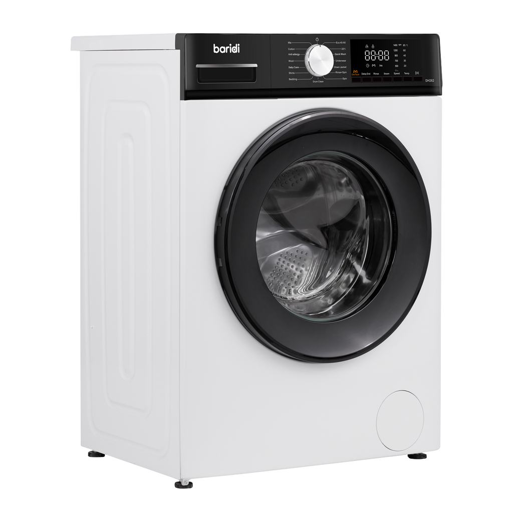 8kg Washing Machine, Front Loading, 1400rpm Energy Rating A – White DH262