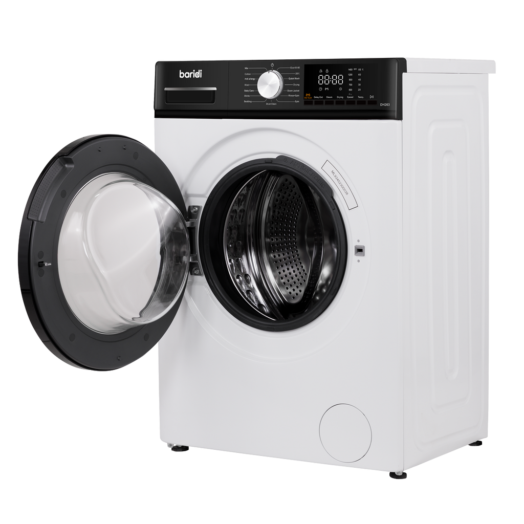 8kg Washing Machine, Front Loading, 1400rpm Energy Rating A – White DH262