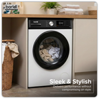 8/5kg Washer Dryer, Front Loading, 1400rpm, Energy Rating A - White DH263