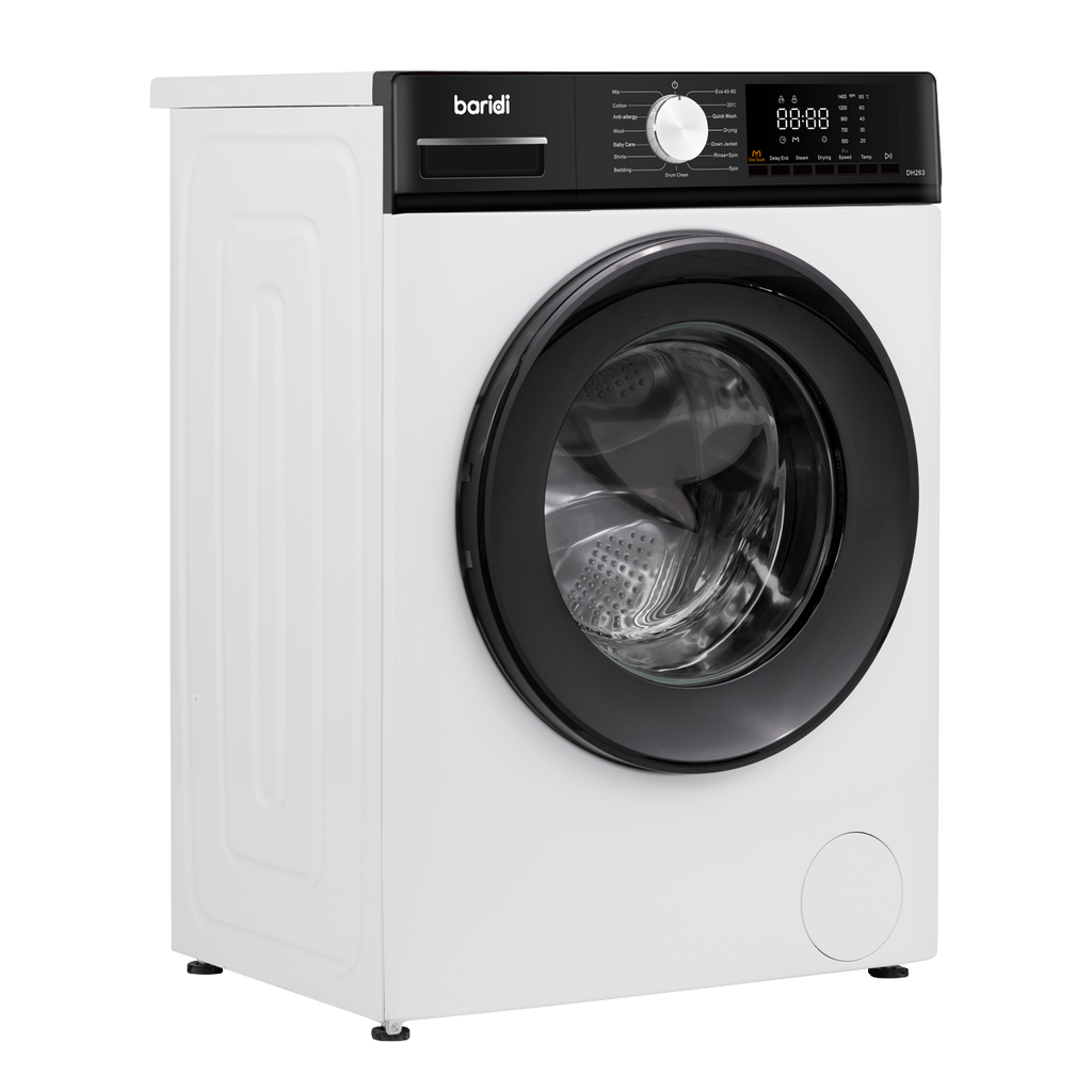 8/5kg Washer Dryer, Front Loading, 1400rpm, Energy Rating A - White DH263