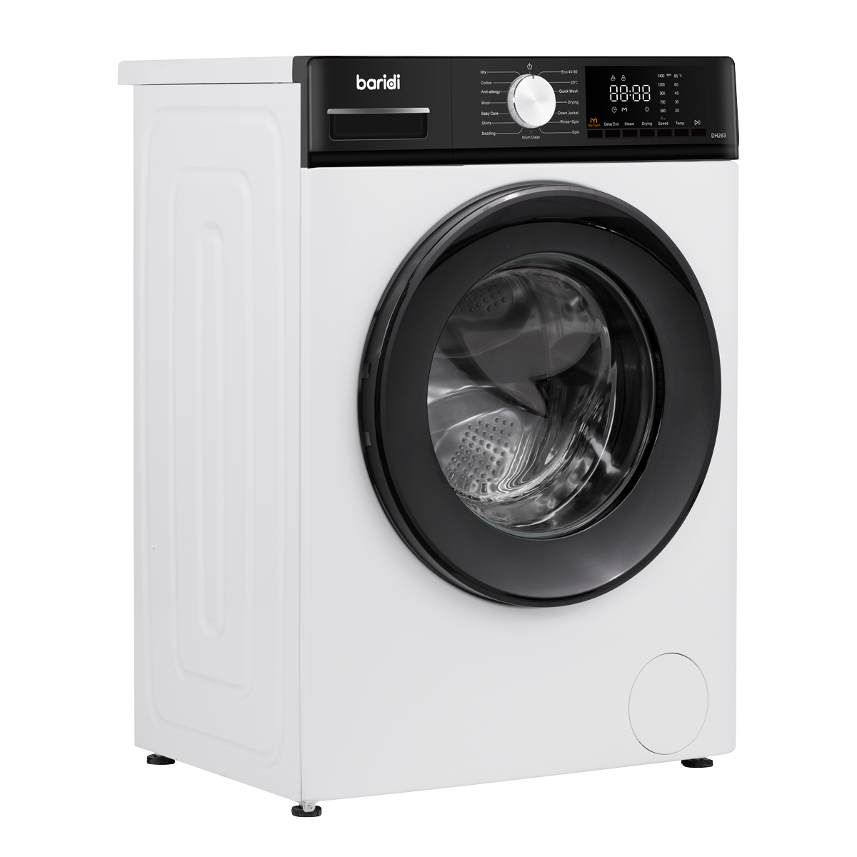 8/5kg Washer Dryer, Front Loading, 1400rpm, Energy Rating A - White DH263