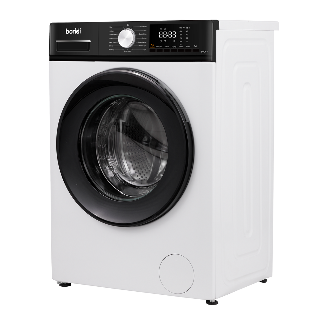 8/5kg Washer Dryer, Front Loading, 1400rpm, Energy Rating A - White DH263