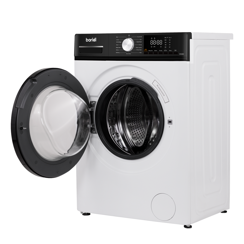 8/5kg Washer Dryer, Front Loading, 1400rpm, Energy Rating A - White DH263