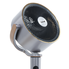 12" Pedestal Fan with Remote Control, Back Light & 12hr Timer - Grey DH264