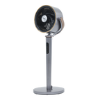 12" Pedestal Fan with Remote Control, Back Light & 12hr Timer - Grey DH264