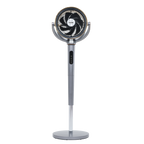 12" Pedestal Fan with Remote Control, Back Light & 12hr Timer - Grey DH264