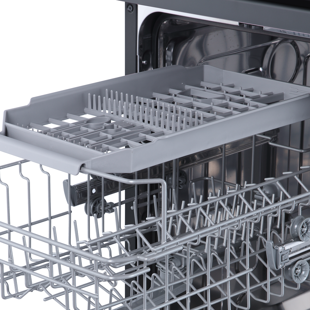Slimline Freestanding Dishwasher 45cm Wide 10 Place Settings - Black DH267