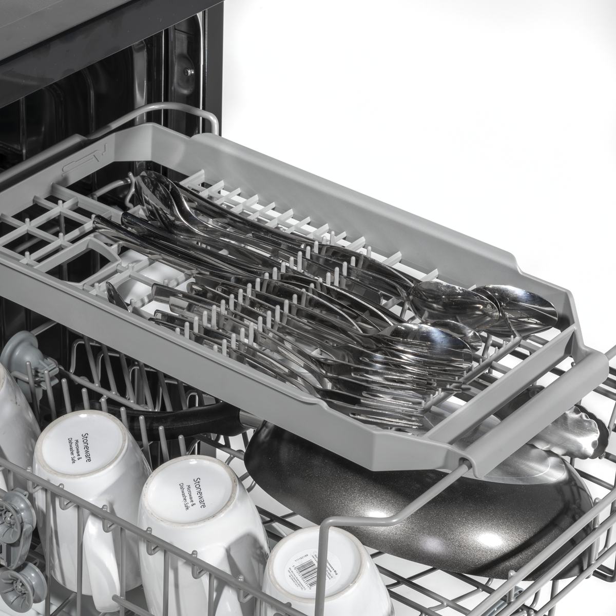Slimline Freestanding Dishwasher 45cm Wide 10 Place Settings - Black DH267
