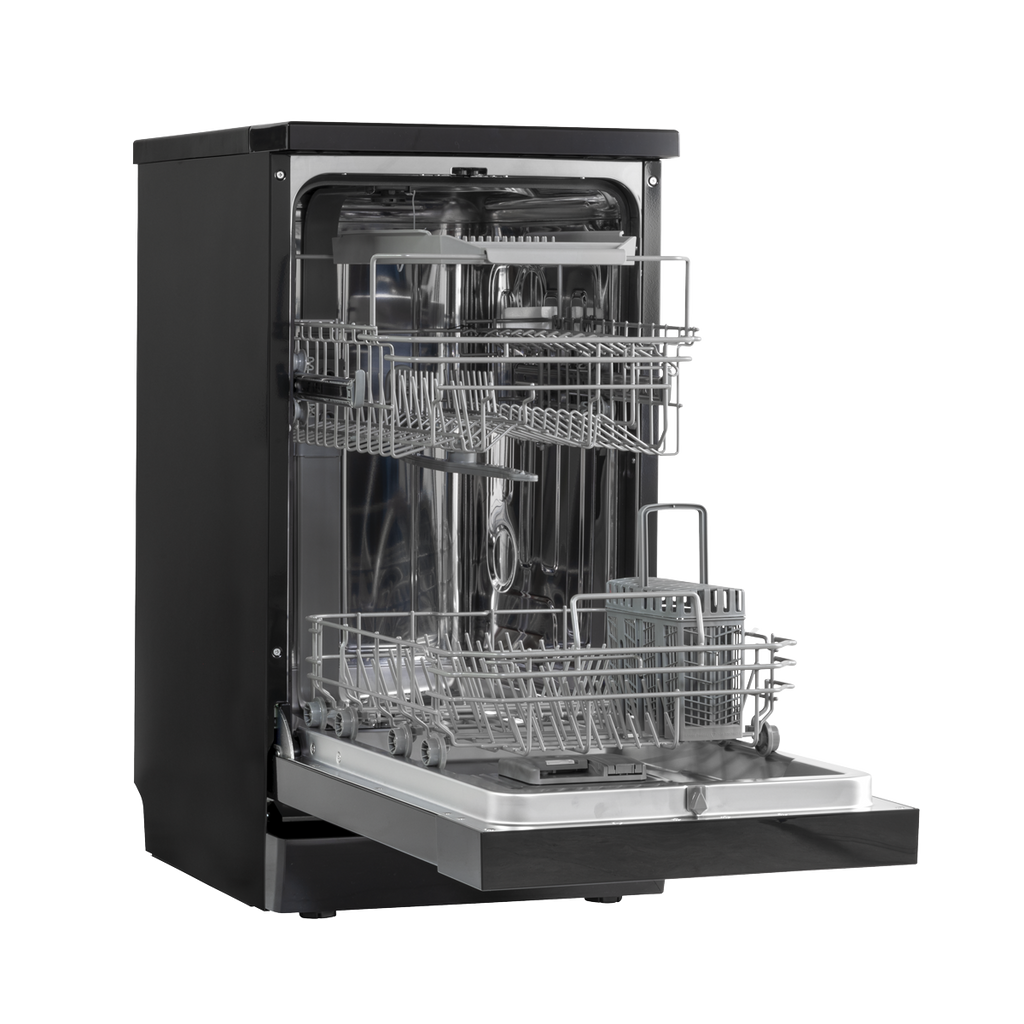 Slimline Freestanding Dishwasher 45cm Wide 10 Place Settings - Black DH267