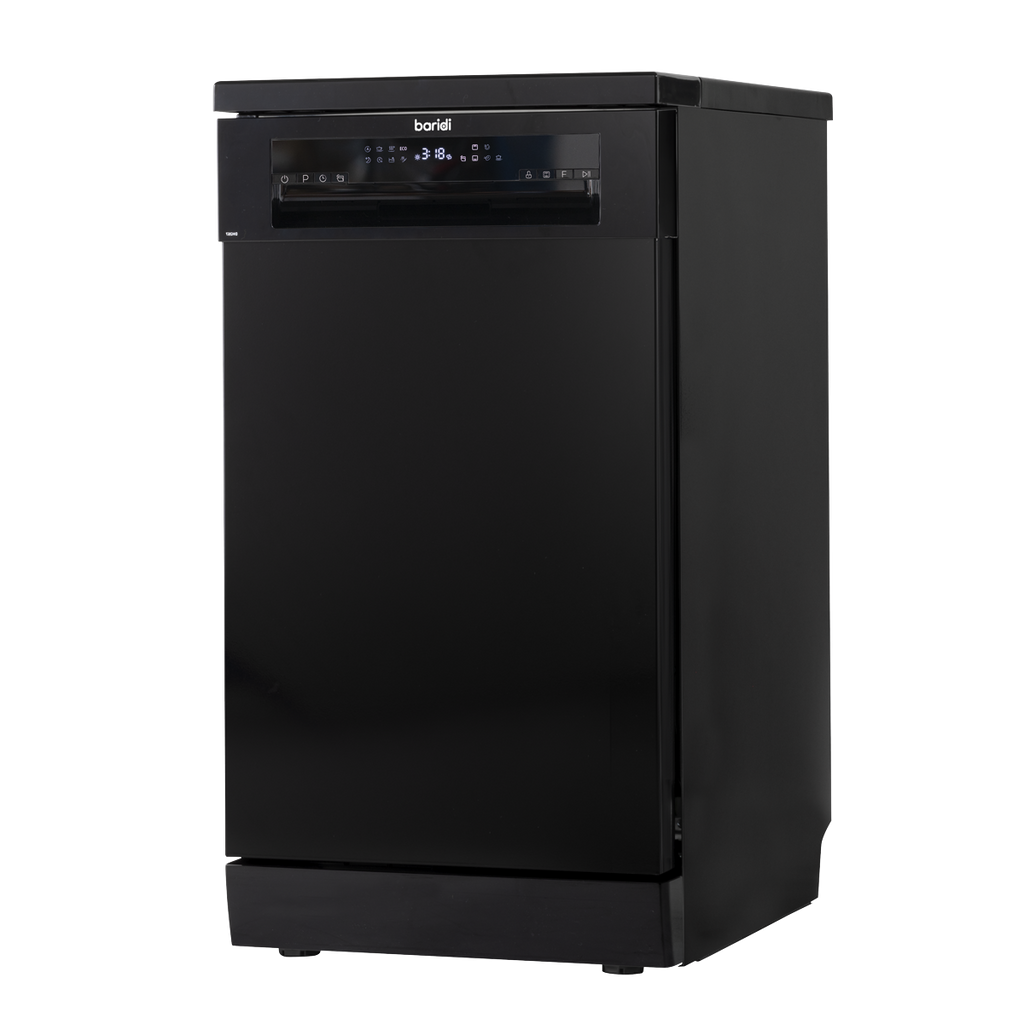 Slimline Freestanding Dishwasher 45cm Wide 10 Place Settings - Black DH267