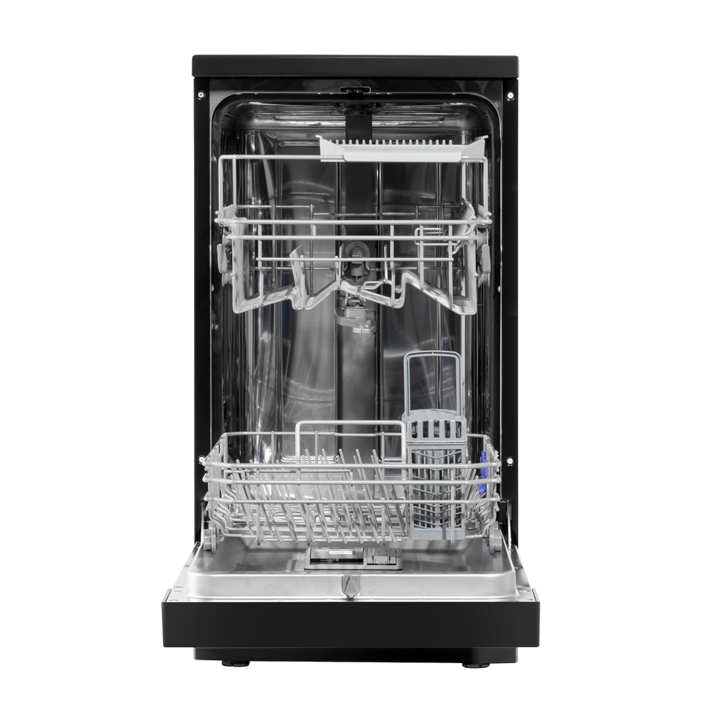 Slimline Freestanding Dishwasher 45cm Wide 10 Place Settings - Black DH267
