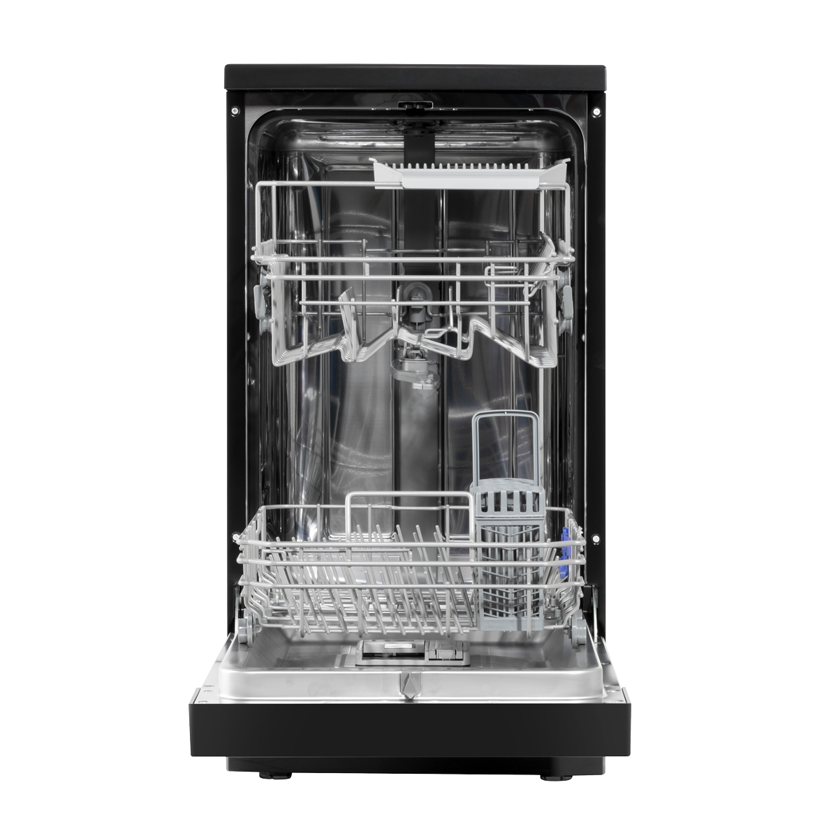 Slimline Freestanding Dishwasher 45cm Wide 10 Place Settings - Black DH267